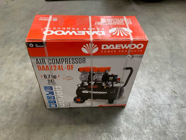 Daewoo - 2026 - daax24l - luchtcompressor 24l - afbeelding 4 van  4