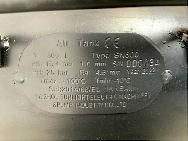 Daewoo - 2026 - daax500l - luchtcompressor - afbeelding 14 van  25