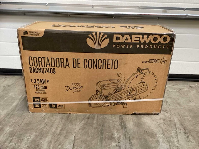 Daewoo - 2026 - dacnq74s - betonzaag - afbeelding 1 van  13