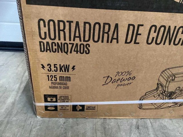 Daewoo - 2026 - dacnq74s - betonzaag - afbeelding 2 van  13