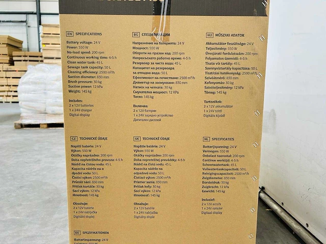 Daewoo - 2026 - daws500 - schrobmachine - vloerreiniger - afbeelding 17 van  26