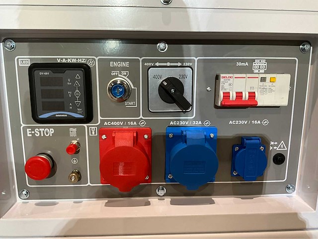 Daewoo - 2026 - ddae10500-3g diesel - noodstroomaggregaat - afbeelding 3 van  23