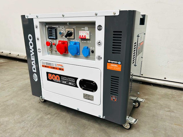 Daewoo - 2026 - ddae10500dse-3g - stroomgenerator 8.1kva (10x) - afbeelding 6 van  20