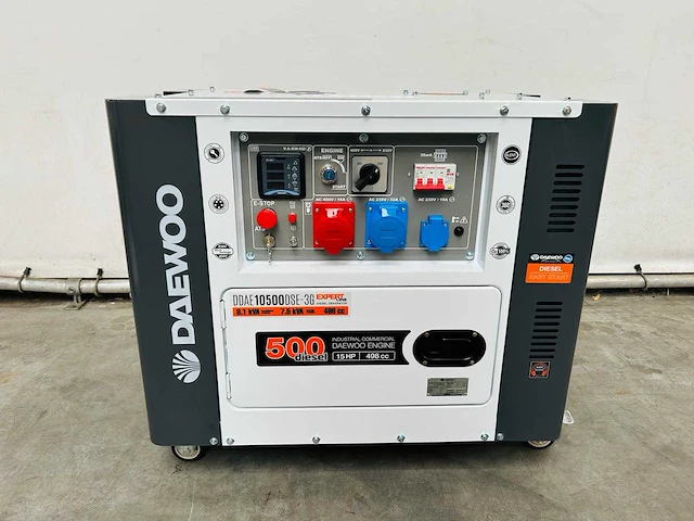 Daewoo - 2026 - ddae10500dse-3g - stroomgenerator 8.1kva (10x) - afbeelding 12 van  20