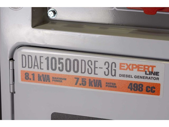 Daewoo - 2026 - ddae10500dse-3g - stroomgenerator 8.1kva - afbeelding 4 van  8