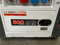 Daewoo - 2026 - ddae10500dse-3g - stroomgenerator 8.1kva - afbeelding 11 van  12