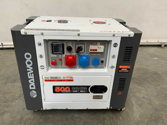 Daewoo - 2026 - ddae10500dse-3g - stroomgenerator 8.1kva - afbeelding 3 van  8