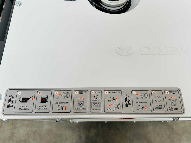 Daewoo - 2026 - ddae10500dse-3g - stroomgenerator 8.1kva - afbeelding 10 van  18