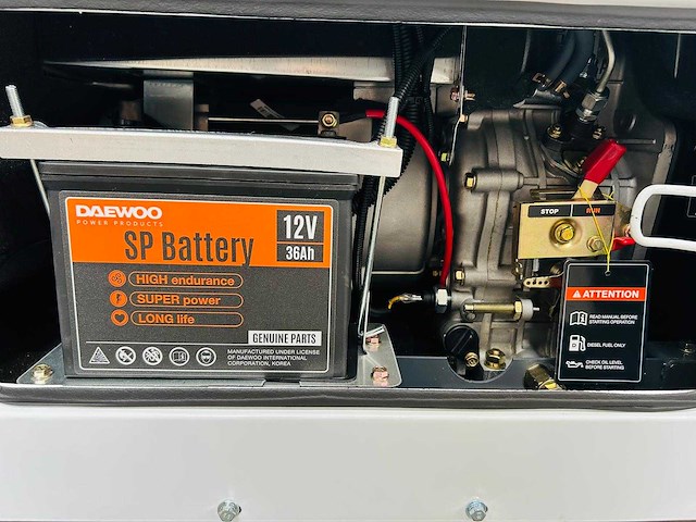 Daewoo - 2026 - ddae10500dse-3g - stroomgenerator 8.1kva - afbeelding 13 van  18