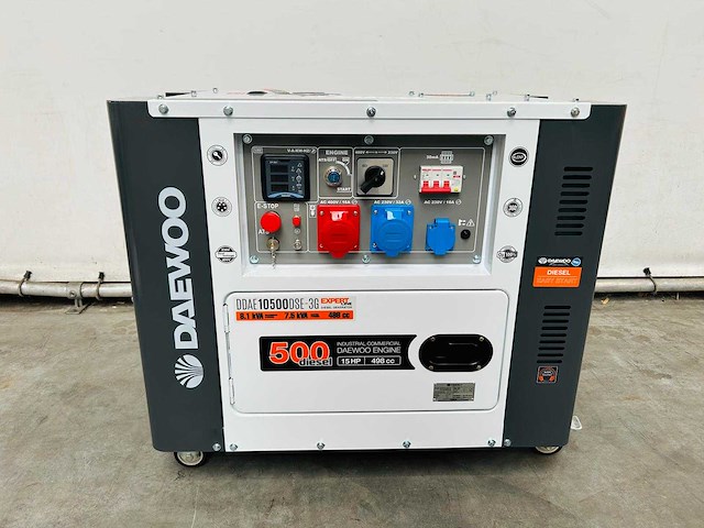 Daewoo - 2026 - ddae10500dse-3g - stroomgenerator 8.1kva - afbeelding 1 van  18