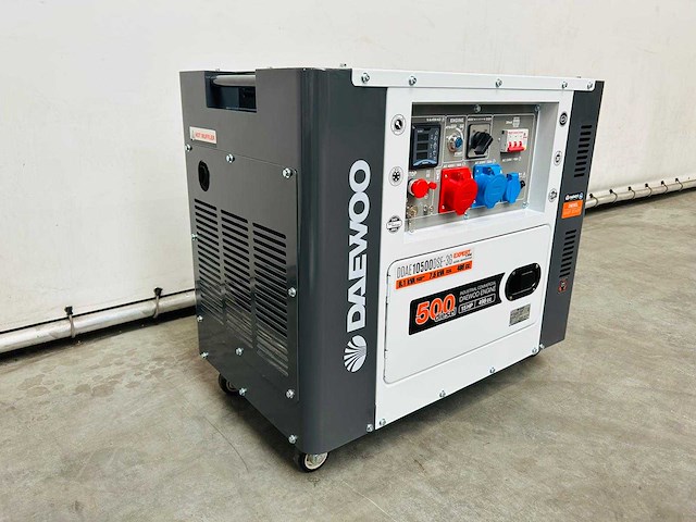 Daewoo - 2026 - ddae10500dse-3g - stroomgenerator 8.1kva - afbeelding 2 van  18