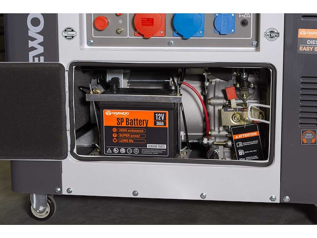Daewoo - 2026 - ddae10500dse-3g - stroomgenerator 8.1kva - afbeelding 12 van  14