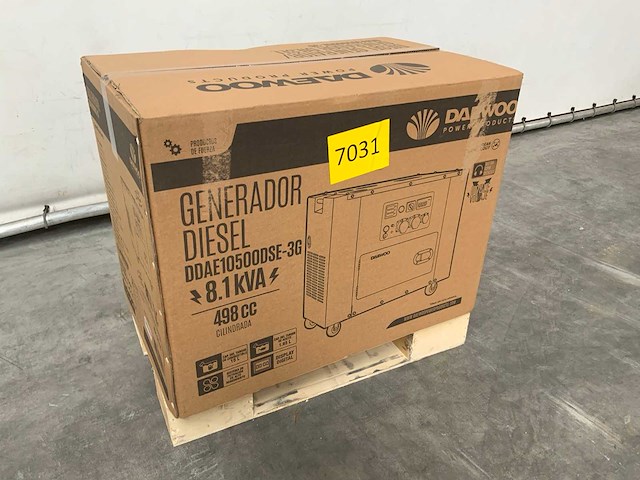 Daewoo - 2026 - ddae10500dse-3g - stroomgenerator 8.1kva - afbeelding 1 van  11