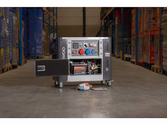 Daewoo - 2026 - ddae10500dse-3g - stroomgenerator 8.1kva - afbeelding 9 van  16