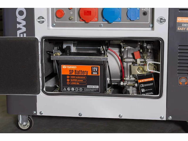 Daewoo - 2026 - ddae10500dse-3g - stroomgenerator 8.1kva - afbeelding 13 van  16