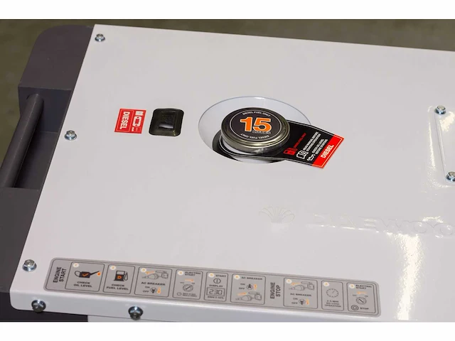 Daewoo - 2026 - ddae10500dse-3g - stroomgenerator 8.1kva - afbeelding 15 van  16