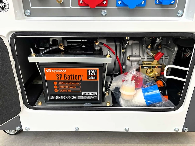 Daewoo - 2026 - ddae10500dse-3g - stroomgenerator 8.1kva - afbeelding 15 van  16