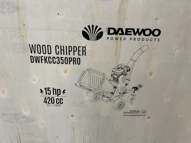 Daewoo - 2026 - dwfkcc350pro - houthakselaar - afbeelding 4 van  6