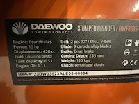 Daewoo - 2026 - dwfsg15-300 - stump grinder - afbeelding 3 van  9