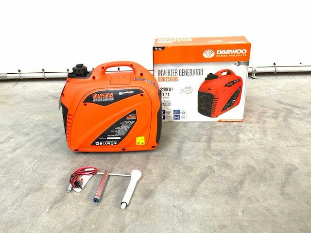 Daewoo - 2026 - gda2500is - inverter generator 2200w 8.7a - afbeelding 4 van  10