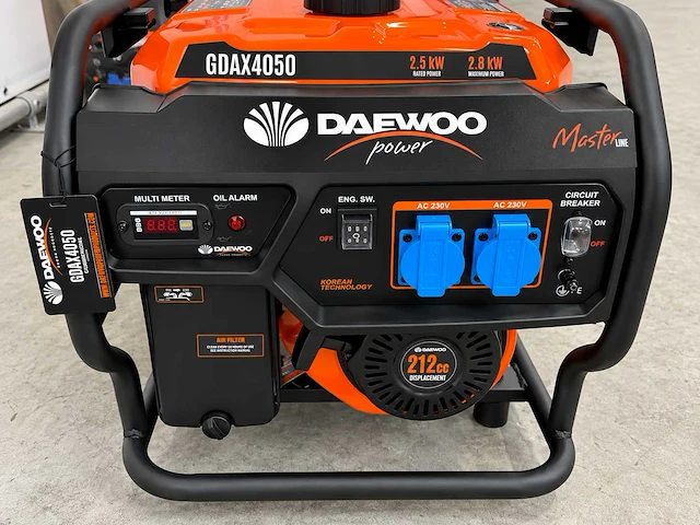 Daewoo - 2026 - gdax4050 - stroomgenerator 2.8kw - afbeelding 11 van  13
