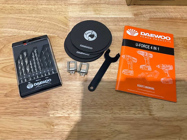 Daewoo - 2026 - u force 4 in 1 - gereedschapsset - afbeelding 3 van  3
