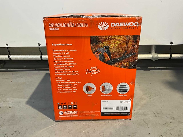 Daewoo - dabl7662 - bladblazer 4-takt - 2,2kw - 7000 t/min - afbeelding 5 van  16
