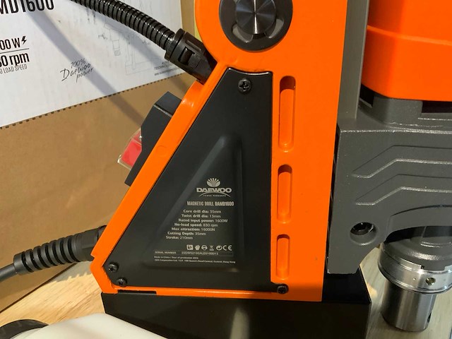 Daewoo - damd1600 - magneet boormachine in koffer - afbeelding 12 van  24