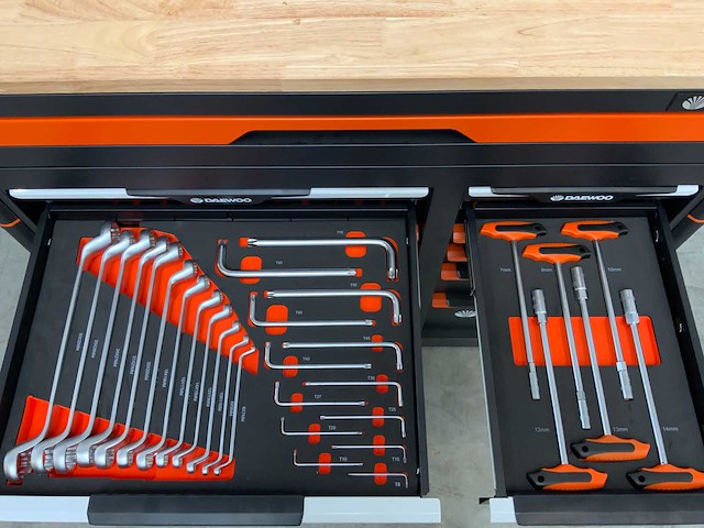 Daewoo - damws267 - 267 delig - gereedschapswagen - afbeelding 6 van  18