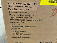 Daewoo - daw4000e-3 - hogedrukreiniger 4000w 200bar - afbeelding 6 van  12