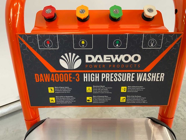 Daewoo - daw4000e-3 - hogedrukreiniger 4000w 200bar - afbeelding 2 van  8