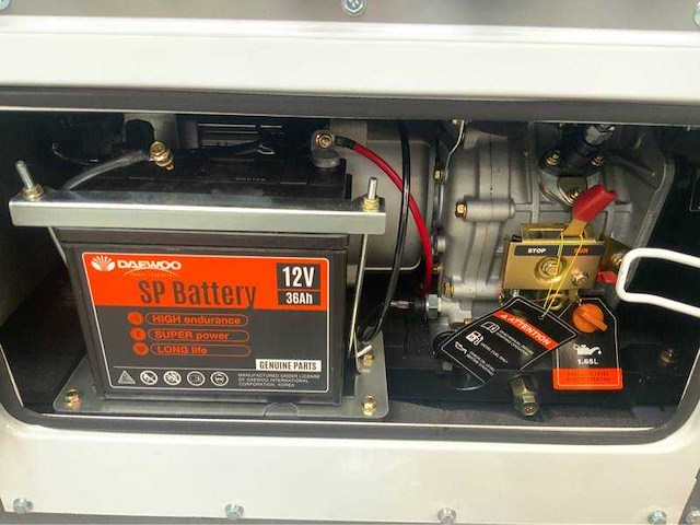 Daewoo - ddae10500dse-3g - 8.1 kva diesel generator 230/400v (10x) - afbeelding 25 van  26