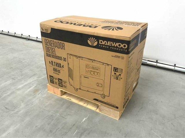 Daewoo - ddae10500dse-3g - 8.1 kva diesel generator 230/400v - afbeelding 24 van  26