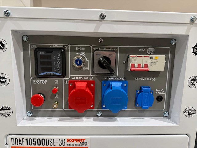 Daewoo - ddae10500dse-3g - stroomgenerator - afbeelding 6 van  10