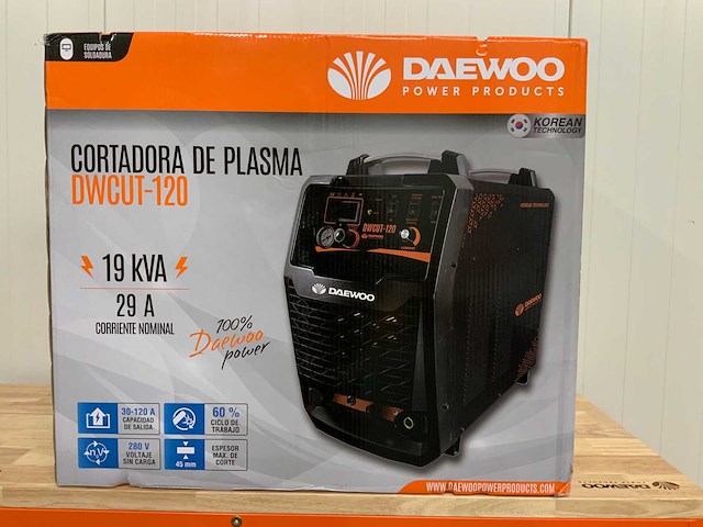 Daewoo - dwcut-120 - plasma snijder 380v - 25mm staal - afbeelding 3 van  11