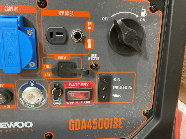 Daewoo - gda4500ise - generator - afbeelding 9 van  10