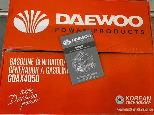 Daewoo - gdax4050 - stroomgeneratoren (4x) - afbeelding 2 van  12