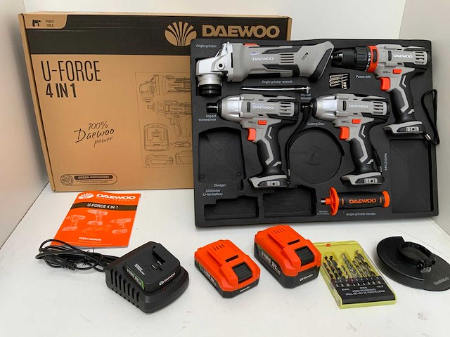 Daewoo - u force 4 in 1 - powertool set - afbeelding 2 van  7