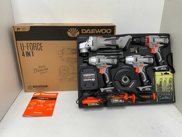 Daewoo - u force 4 in 1 - powertool set - afbeelding 10 van  11