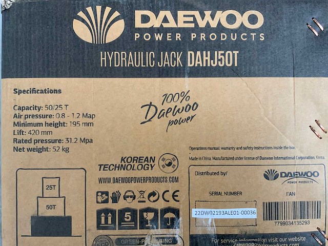 Daewoo 50t. dahj garagekrik - afbeelding 3 van  15