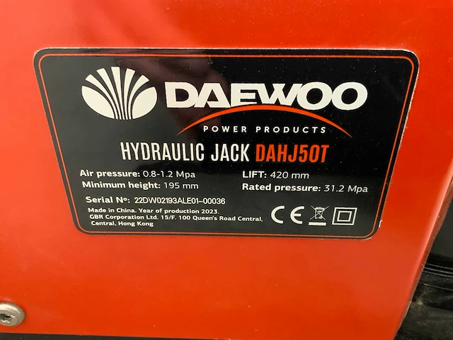 Daewoo 50t. dahj garagekrik - afbeelding 14 van  14