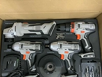 Daewoo accu gereedschapset u-force 4 in 1 gereedschap - 2 accu's - accu lader - afbeelding 7 van  8