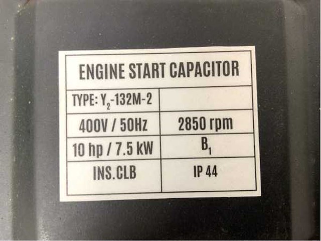 Daewoo daax500l - luchtcompressor - 500liter - 10pk - 14 bar - afbeelding 6 van  12