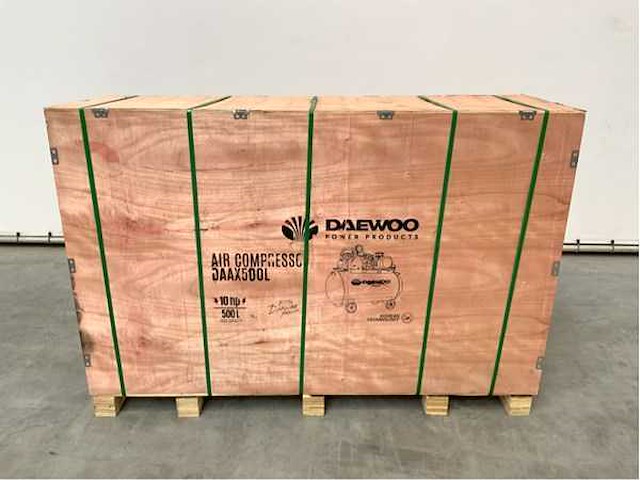 Daewoo daax500l - luchtcompressor - 500liter - 10pk - 14 bar - afbeelding 12 van  12