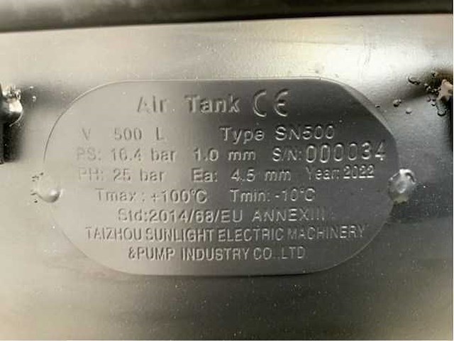 Daewoo daax500l - luchtcompressor - 500liter - 10pk - 14 bar - afbeelding 17 van  26