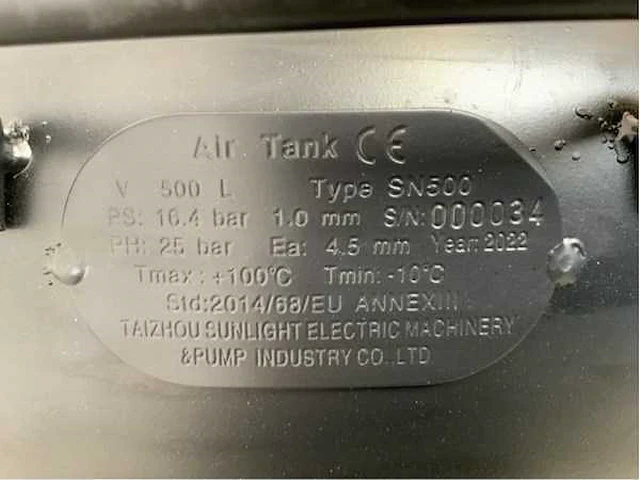 Daewoo daax500l - luchtcompressor - 500liter - 10pk - 14 bar - afbeelding 17 van  26