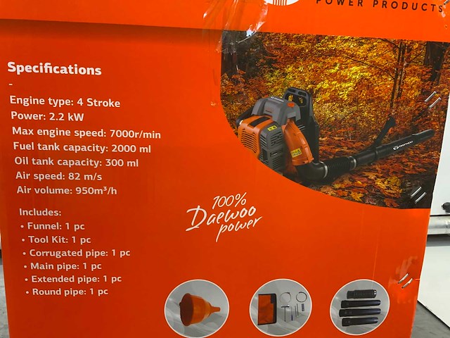 Daewoo dabl7662 benzine rugbladblazer - afbeelding 4 van  11