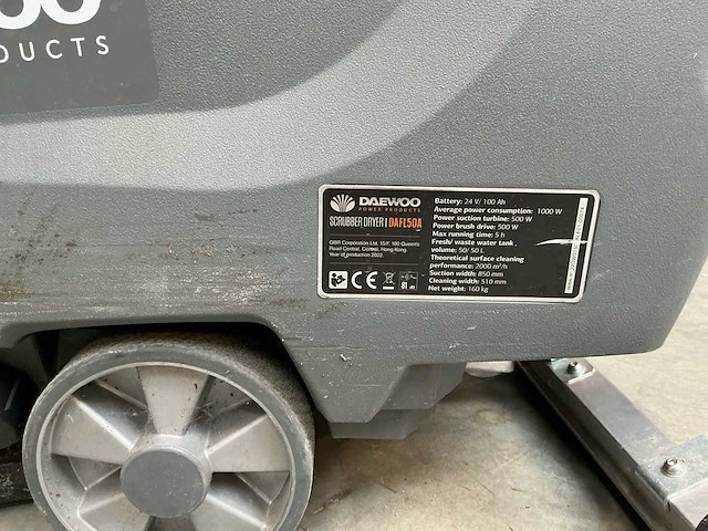Daewoo dafl50a schuurmachine - afbeelding 2 van  4
