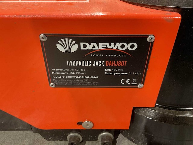 Daewoo dahj80t garagekrik - afbeelding 3 van  16