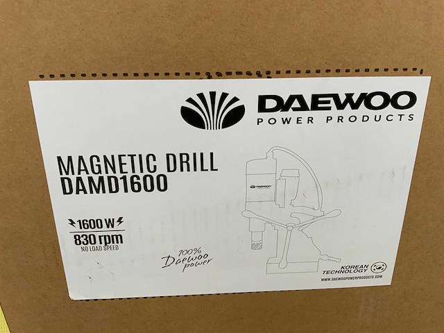 Daewoo damd 1600 magnetische boormachine - afbeelding 2 van  7